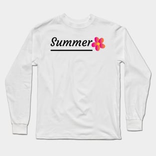 Floral summer Long Sleeve T-Shirt